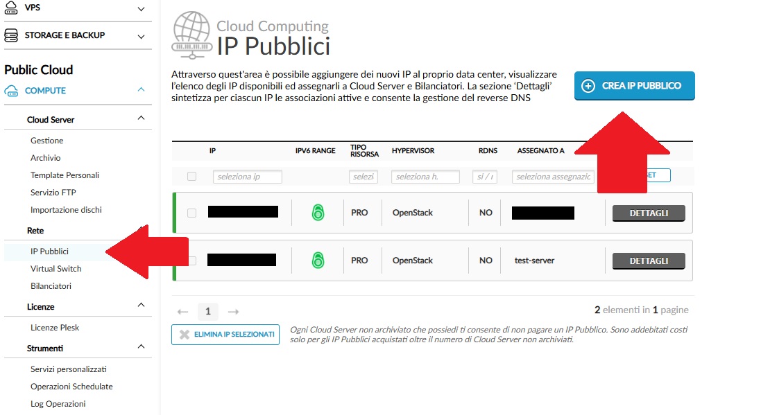 Create Public IP